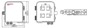 Fsai Box Telecom FTTH distribution boxes 4, 8, 16, 24, 36 or 48 ports - Premium-Line