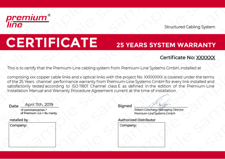 Warranty Program PremiumLine