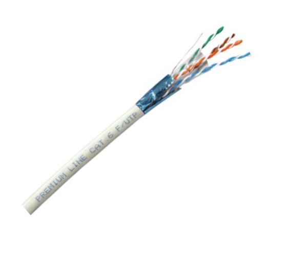 Duronic BK 15m Network Cable CAT6a Ethernet LAN Patch Cat 6 A RF45 Wire  Gigabit FTP Gold Headed Shielded - High Speed 600MHz Premium Quality